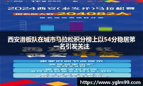 西安滑板队在城市马拉松积分榜上以54分稳居第一名引发关注